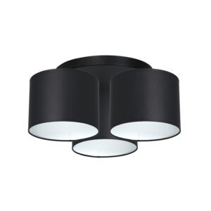 Plafon z abażurem Luminex Arden 3469 czarny x3