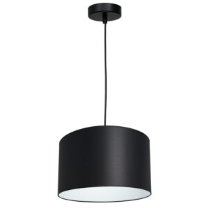 Żyrandol z abażurem Luminex Arden 3472 czarny x1