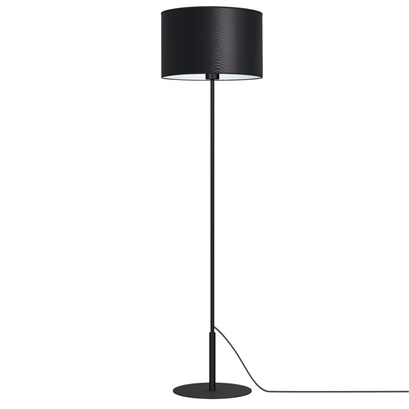 Lampa podłogowa z abażurem Luminex Arden 3479 czarna x1