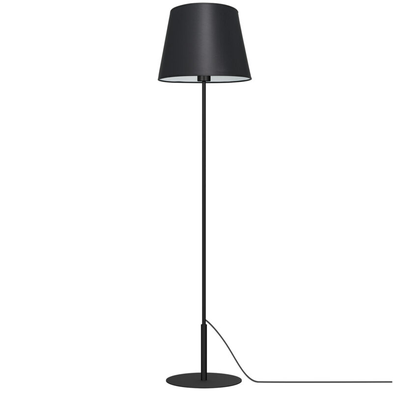 Lampa podłogowa z abażurem Luminex Arden 3485 czarna x1