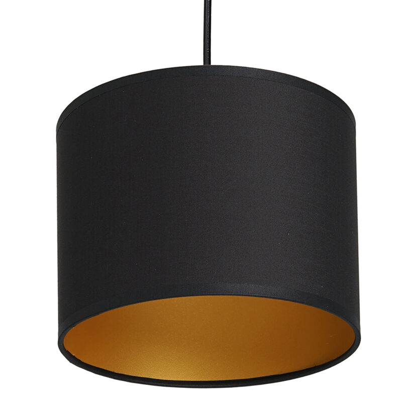 Żyrandol z abażurem Luminex Arden 3490 czarny x1 - obrazek 3