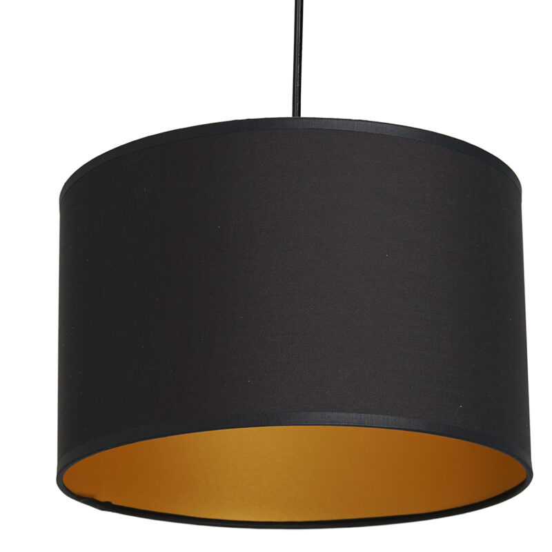 Żyrandol z abażurem Luminex Arden 3491 czarny x1 - obrazek 3