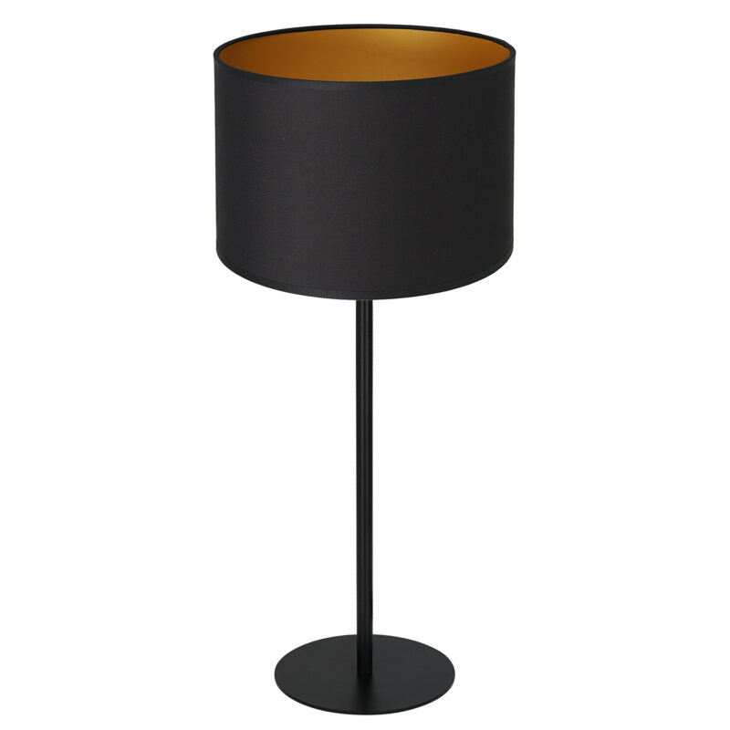 Lampa biurkowa z abażurem Luminex Arden 3497 H58 czarna x1