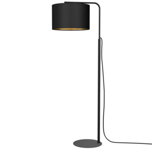Lampa podłogowa z abażurem Luminex Arden 3499 czarna x1