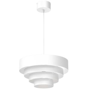 Żyrandol Luminex Rings White x1