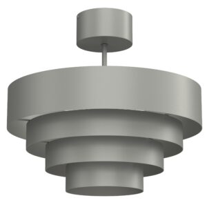 Plafon Luminex Rings Grey x1