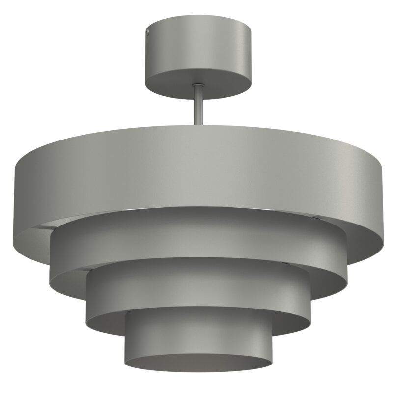 Plafon Luminex Rings Grey x1