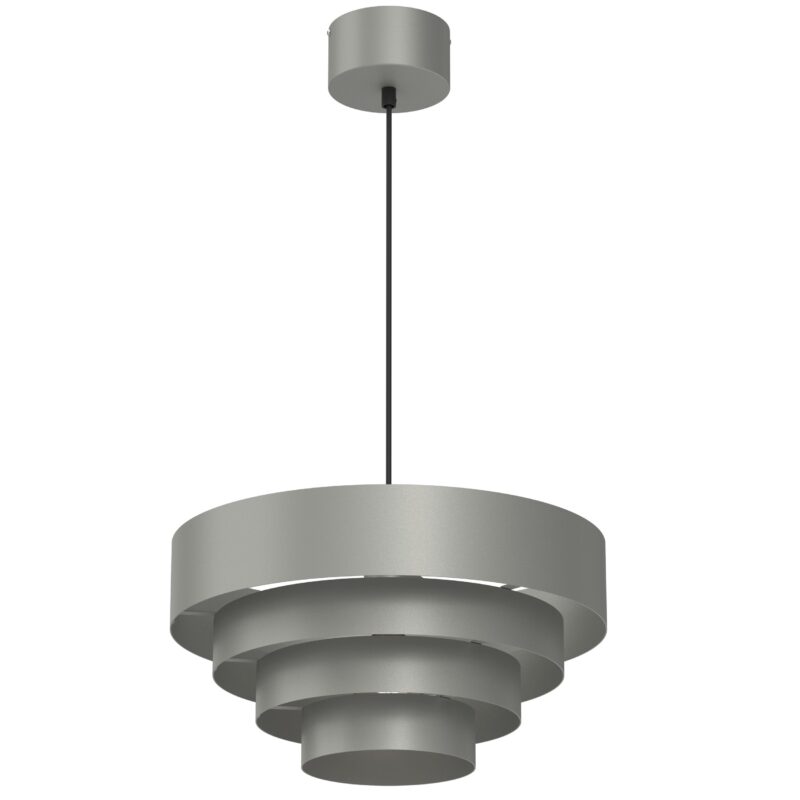 Żyrandol Luminex Rings Grey x1