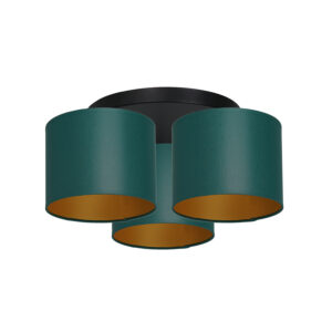 Plafon z abażurem Luminex Arden 3545 czarny x3