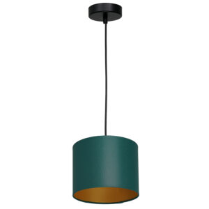 Żyrandol z abażurem Luminex Arden 3547 czarny x1