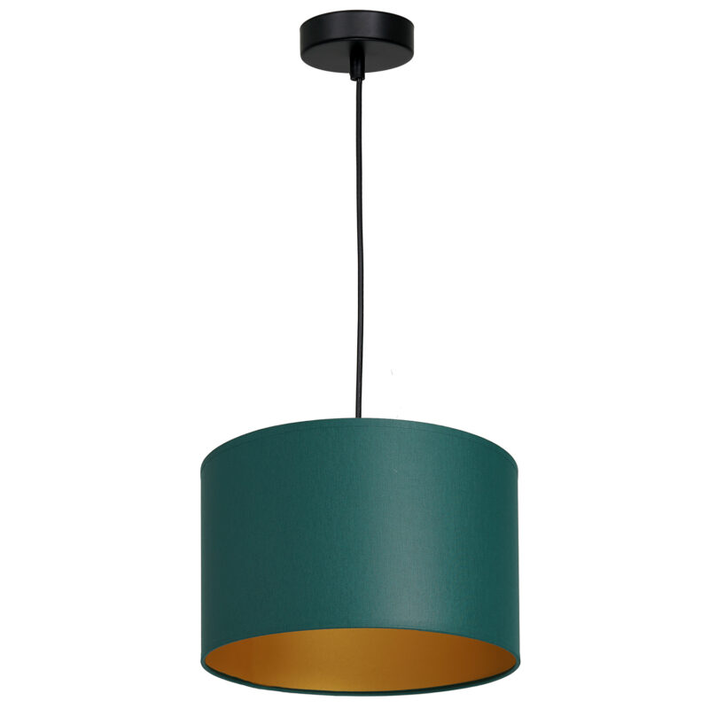 Żyrandol z abażurem Luminex Arden 3548 czarny x1