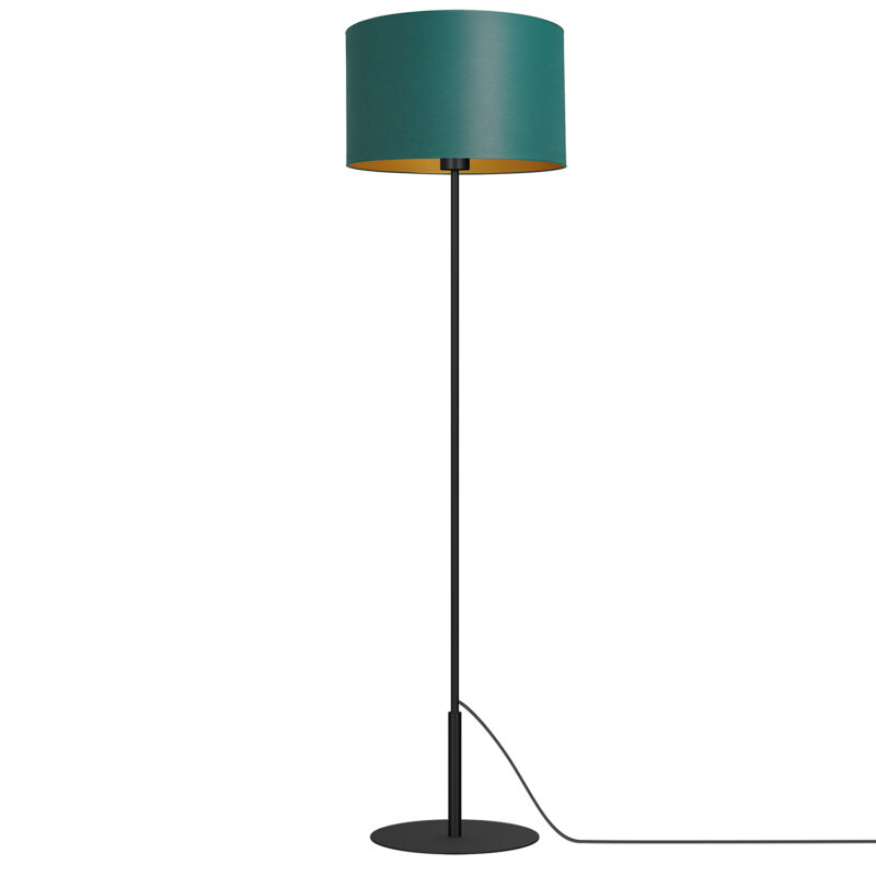 Lampa podłogowa z abażurem Luminex Arden 3555 czarna x1