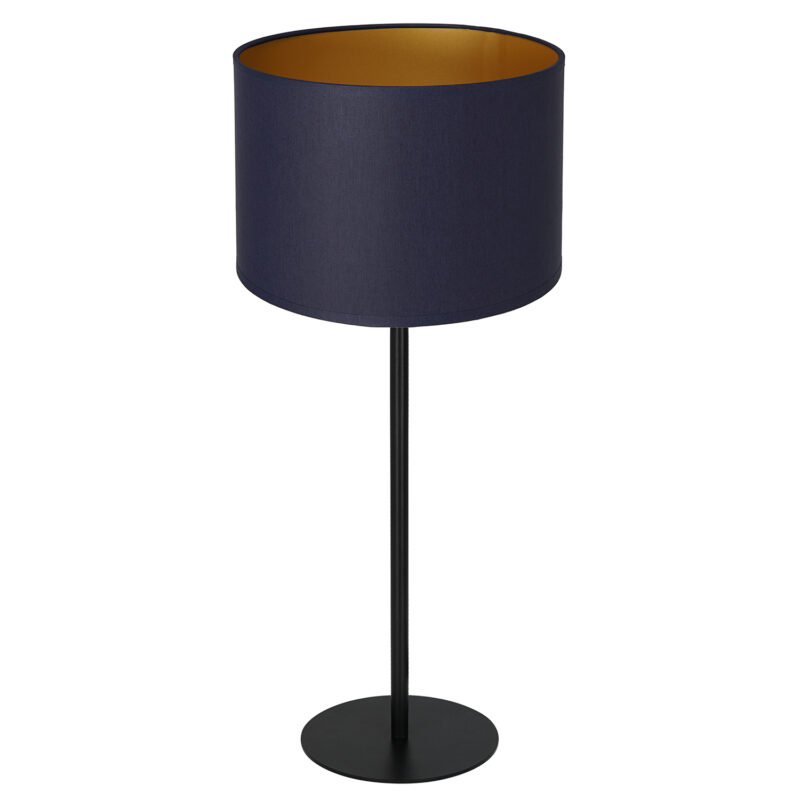 Lampa biurkowa z abażurem Luminex Arden 3573 H58 czarna x1