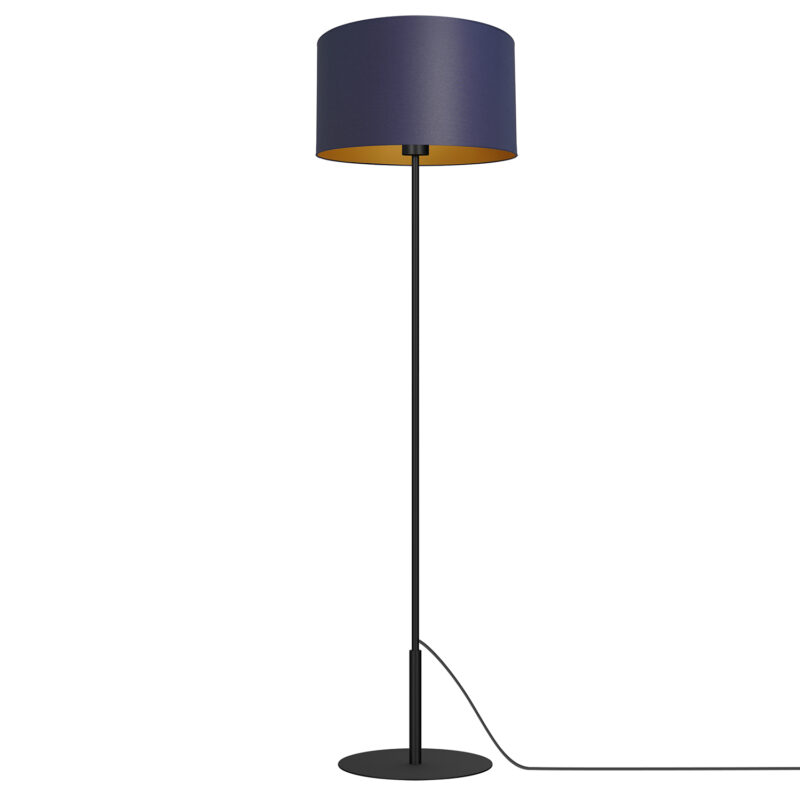 Lampa podłogowa z abażurem Luminex Arden 3574 czarna x1