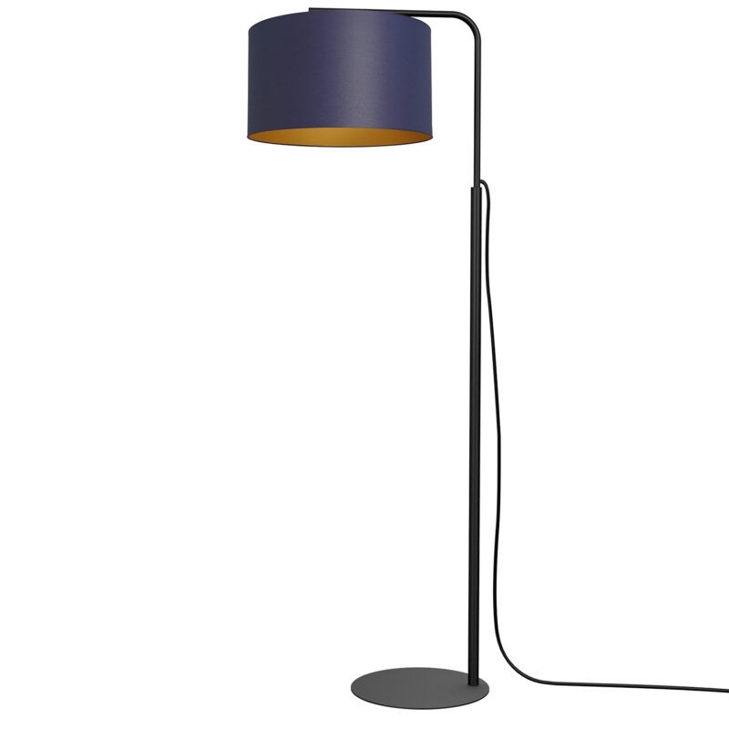 Lampa podłogowa z abażurem Luminex Arden 3575 czarna x1
