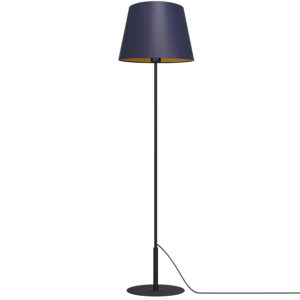Lampa podłogowa z abażurem Luminex Arden 3580 czarna x1