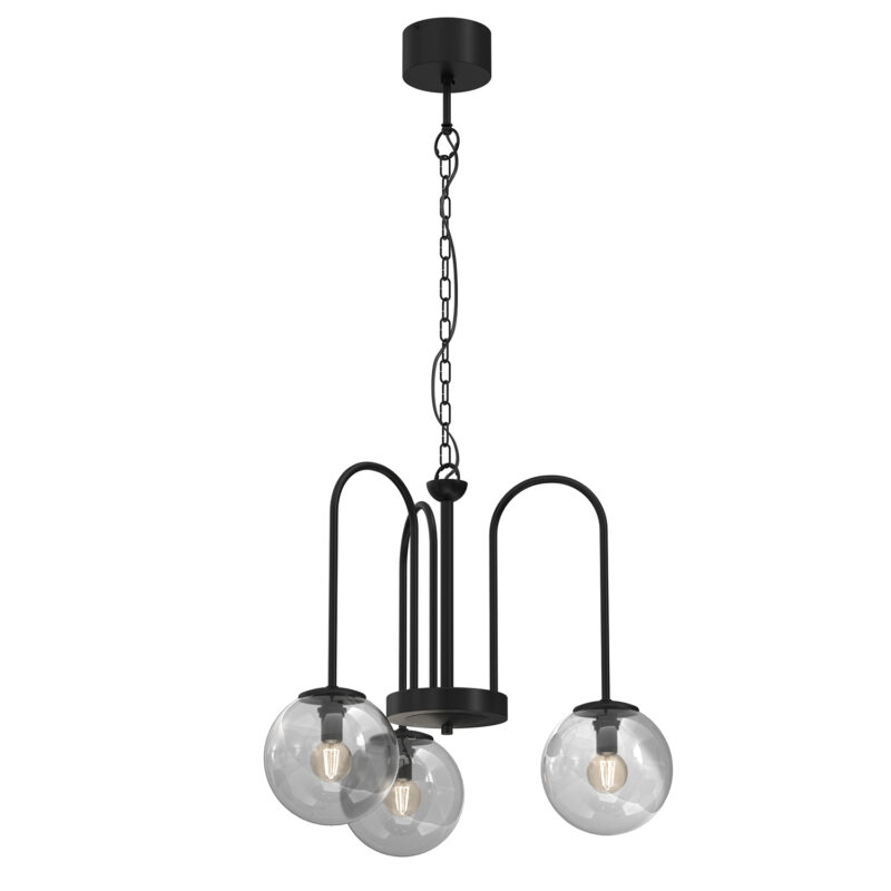 Lampa Stołowa Luminex Cambridge 3696 czarny x3