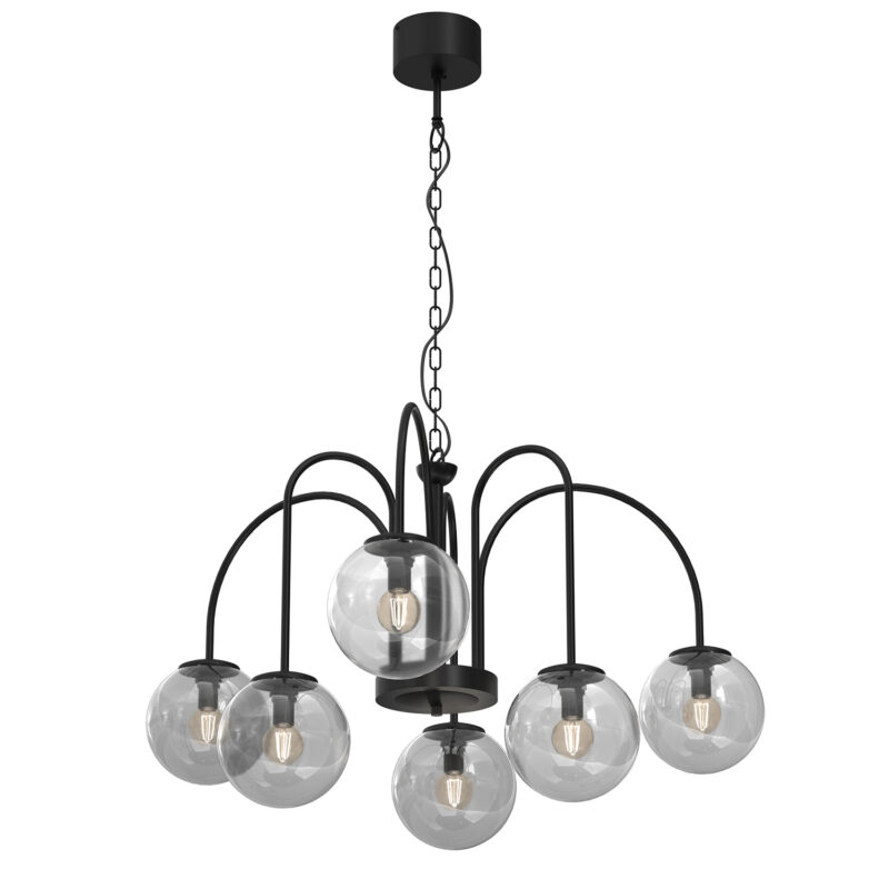 Lampa Stołowa Luminex Cambridge 3697 czarny x6