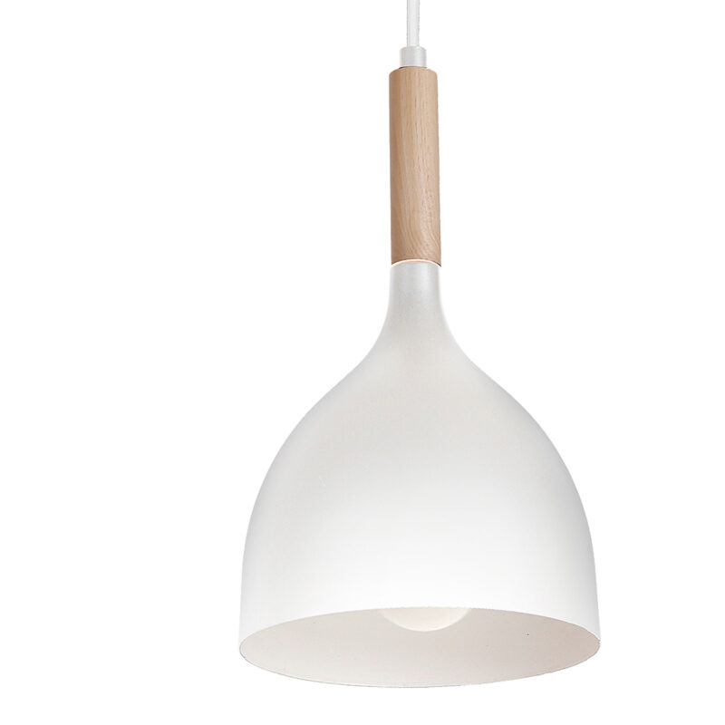Żyrandol Luminex listwa Noak wood białe/naturalne drewno x4 - obrazek 3