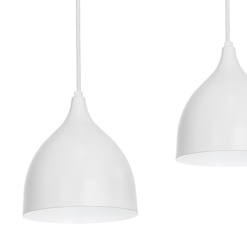 Żyrandol Luminex listwa Noak jasnoszary x4 - obrazek 3