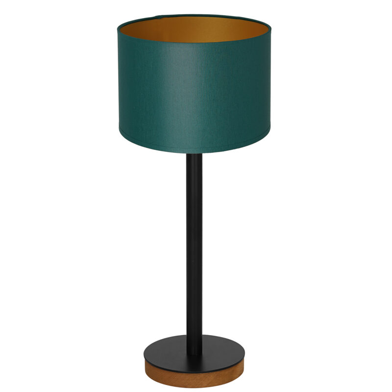 Lampa biurkowa Luminex 3837 okrąg+stal drewno x1