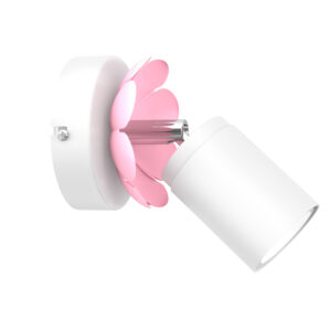 Spot Luminex Flower White/pink x1