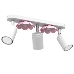 Spot Luminex Flower White/pink x3