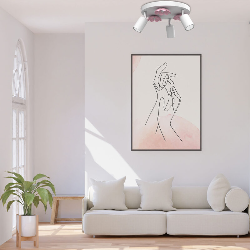 Spot Luminex Flower White/pink x3 - obrazek 4