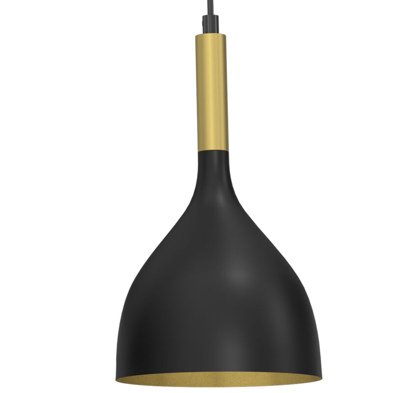 Żyrandol Luminex Line Bar Noak Black/gold x3 - obrazek 3