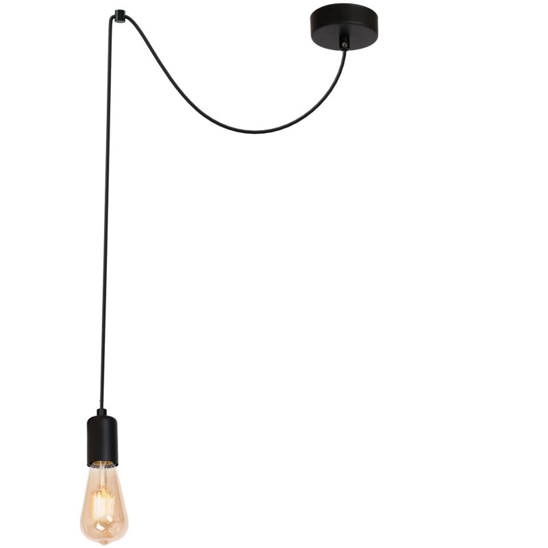 Żyrandol Luminex Spindel black x1
