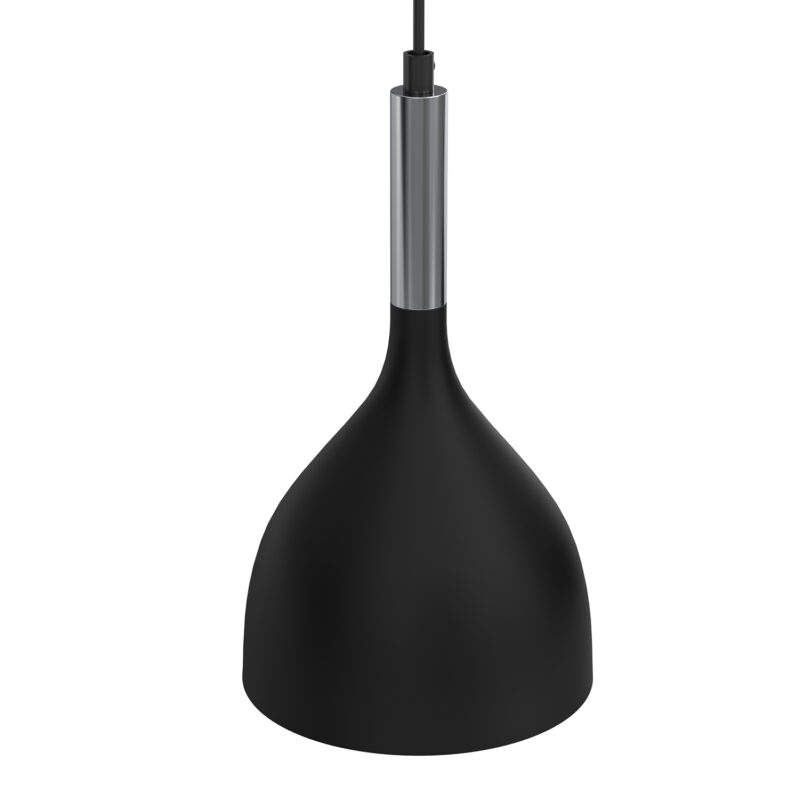 Żyrandol Luminex Noak Black/chrome x2 - obrazek 3