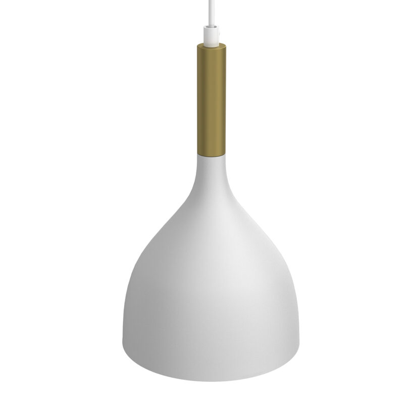 Żyrandol Luminex Noak White/shiny Gold x2 - obrazek 3