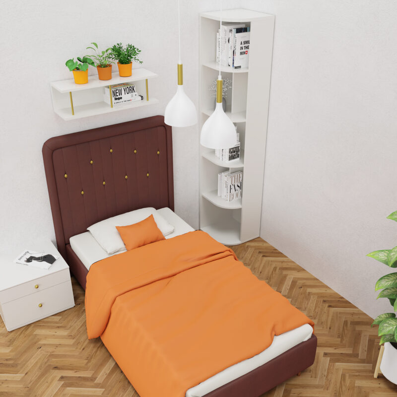 Żyrandol Luminex Noak White/shiny Gold x2 - obrazek 4
