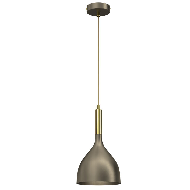 Żyrandol Luminex Noak Titanium Gold/Shiny Gold x1