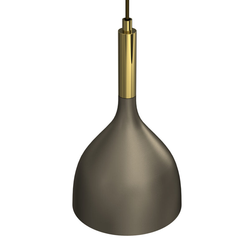Żyrandol Luminex Noak Titanium Gold/Shiny Gold x1 - obrazek 3