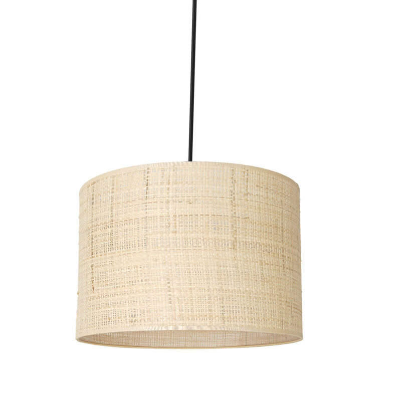 Żyrandol Luminex Spindel Rattan Dia 250 Black/gold x1 - obrazek 3
