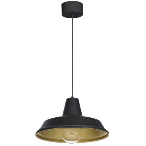 Żyrandol Luminex Class black/gold x1