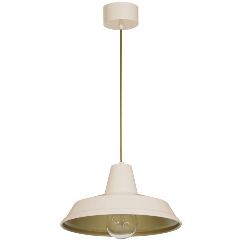 Żyrandol Luminex Class Beige/gold x1