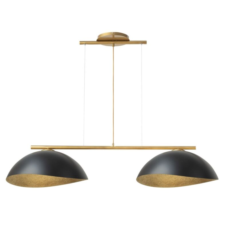 Lampa Wisząca Sigma Solar M Złoty/Klosz Czarno-Złoty x2