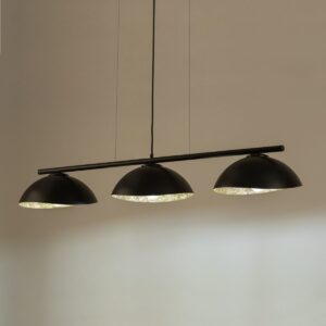 Lampa Wisząca Sigma Solar S Czarny/Klosz Czarno-Złoty x3