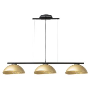 Lampa Wisząca Sigma Solar S Czarny/Klosz Złoty x3