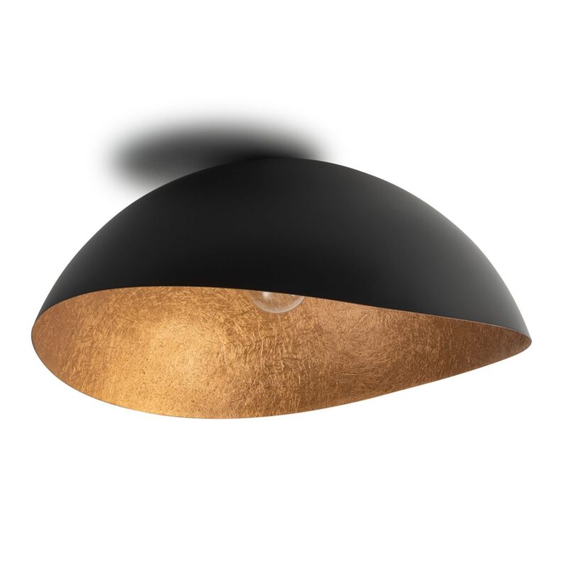 Plafon Sigma Solaris L Czarny/Miedziany x1