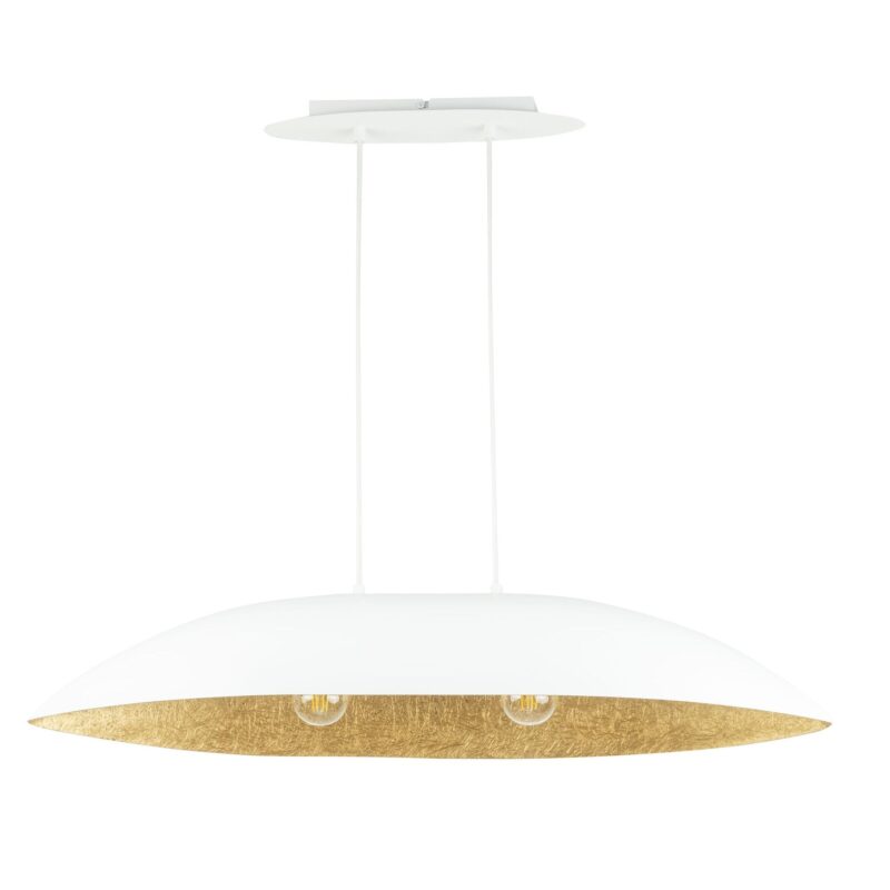 Lampa Wisząca Sigma Gondola M Biały/Złoty x2