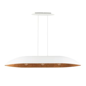 Lampa Wisząca Sigma Gondola L Biały/Miedziany x3