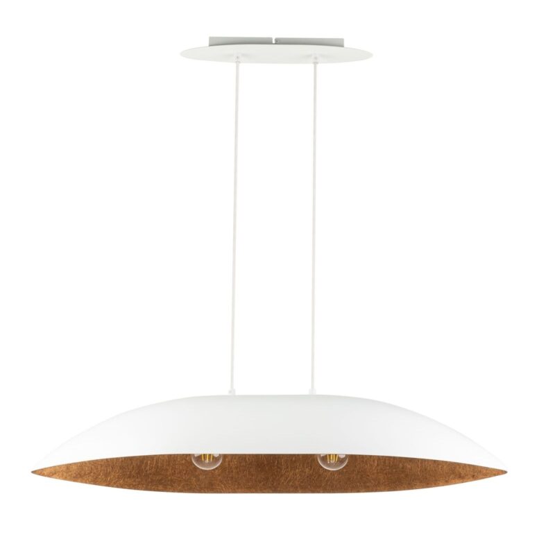 Lampa Wisząca Sigma Gondola M Biały/Miedziany x2