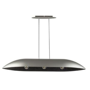 Lampa Wisząca Sigma Gondola L Srebrny/Czarny x3