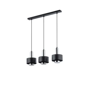 Lampa Wisząca Sigma Rif Lux Czarny/Srebrny x3