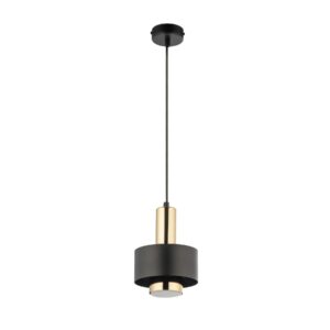 Lampa Wisząca Sigma Rif Lux S Czarny/Złoty x1