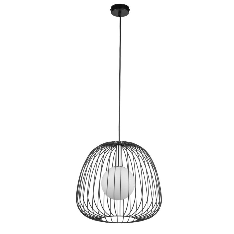 Lampa Wisząca Sigma Bell M Czarny/Srebrny x1
