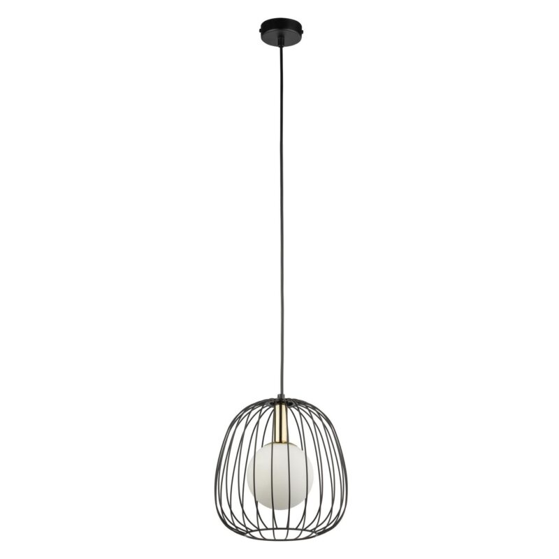 Lampa Wisząca Sigma Bell S Czarny/Złoty x1